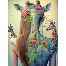 Charger l&#39;image dans la galerie, Tattoo Girl-Full Diamond Painting-30x40cm
