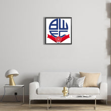 Charger l&#39;image dans la galerie, Bolton Wanderers Football Club-complet Round peinture au diamant-30x30cm
