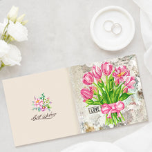 Charger l&#39;image dans la galerie, 8pcs/Set-Flower-Diamond Cartes de voeux
