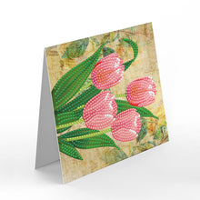 Charger l&#39;image dans la galerie, 8pcs/Set-Flower-Diamond Cartes de voeux
