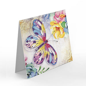 8pcs/Set-Flower-Diamond Cartes de voeux