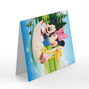 8pcs/Set-Mickey Mouse-Diamond Cartes de voeux