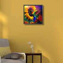 Charger l&#39;image dans la galerie, Colibri Tournesol-complet Diamond Painting-30x30cm
