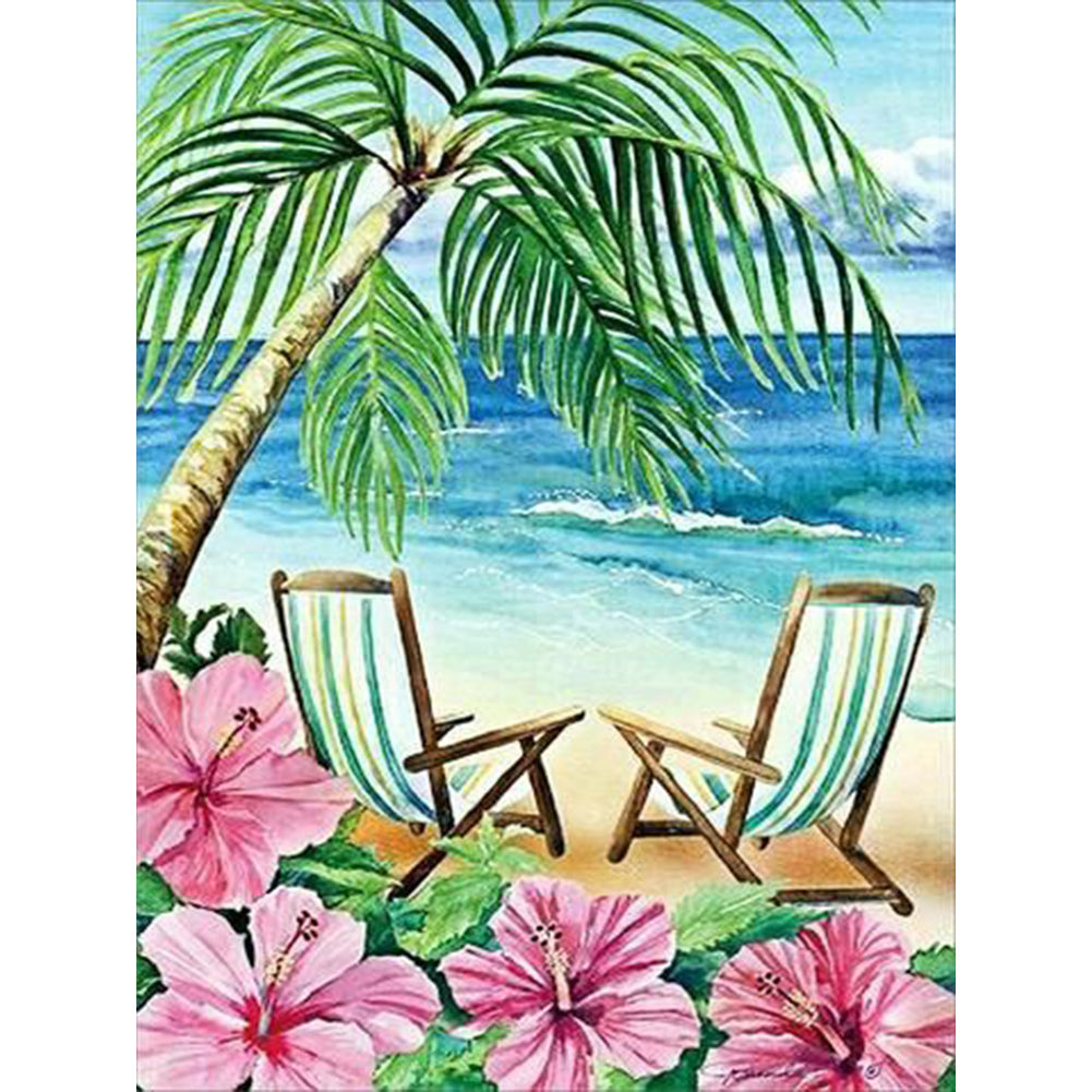 Ballon de plage complet Diamond Painting-30x40cm