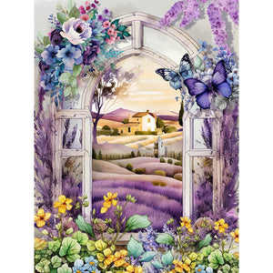 Lavande-complet Diamond Painting-30x40cm