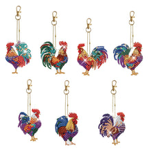 Charger l&#39;image dans la galerie, 6pcs/Set-Butterfly/Wing-Double Side Drill-Diamond Porte-clés
