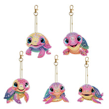 Charger l&#39;image dans la galerie, 6pcs/Set-Butterfly/Wing-Double Side Drill-Diamond Porte-clés
