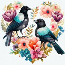 Charger l&#39;image dans la galerie, Wreath Bird-Full Round Diamond Painting-30x30cm
