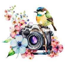 Charger l&#39;image dans la galerie, Camera Bird-Full Diamond Painting-30x30cm
