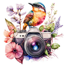 Charger l&#39;image dans la galerie, Camera Bird-Full Diamond Painting-30x30cm
