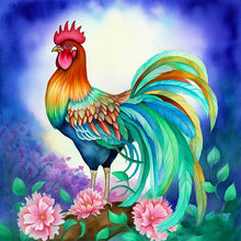 Charger l&#39;image dans la galerie, Rooster-Full Round Diamond Painting-30x30cm
