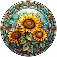 Charger l&#39;image dans la galerie, Flower-Full Round Diamond Painting-30x30cm
