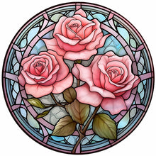 Charger l&#39;image dans la galerie, Flower-Full Round Diamond Painting-30x30cm
