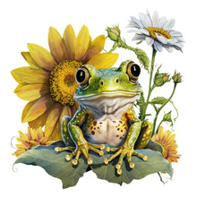 Charger l&#39;image dans la galerie, Sunflower Frog-Full Round Diamond Painting-30x30cm
