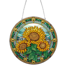 Charger l&#39;image dans la galerie, Sirène en Vitrail Animal-Double Side Drill-Diamond Painting Pendant
