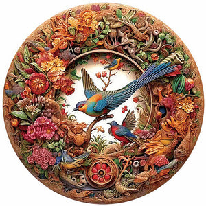 Hummingbird-Full Round Diamond Painting-35x35cm