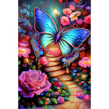 Charger l&#39;image dans la galerie, Flower-Full Round Diamond Painting-40x60cm-Large Size
