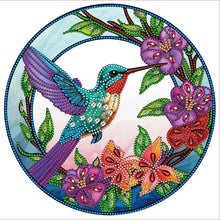 Charger l&#39;image dans la galerie, Vitrail Papillon-Peinture de diamant spéciale partielle-30x30cm
