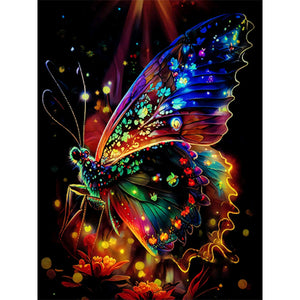 Butterfly-Full Round Diamond Painting-30x40cm