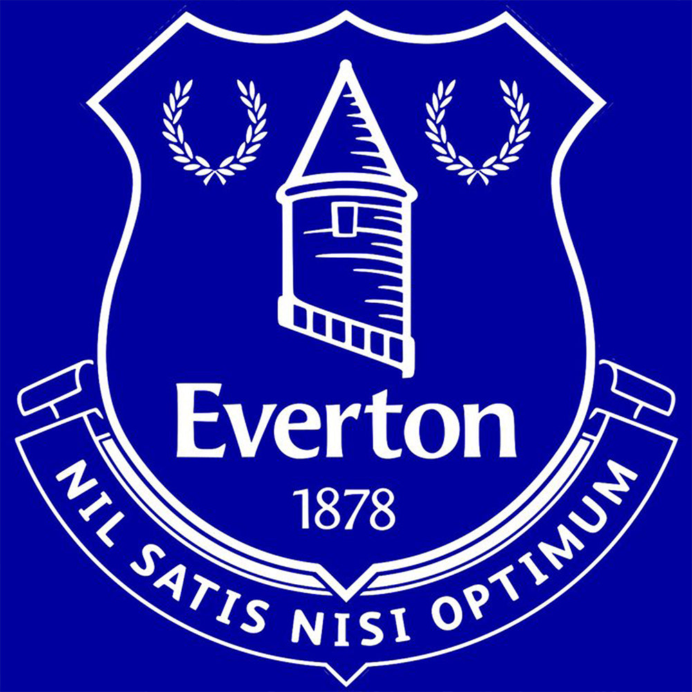 Everton Football Club-complet Round peinture au diamant-40x40cm