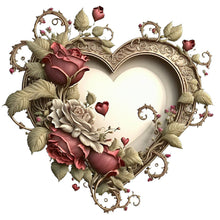 Charger l&#39;image dans la galerie, Love Rose-FULL Round Diamond Painting-30x30cm
