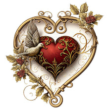 Charger l&#39;image dans la galerie, Love Rose-FULL Round Diamond Painting-30x30cm
