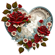 Charger l&#39;image dans la galerie, Love Rose-FULL Round Diamond Painting-30x30cm
