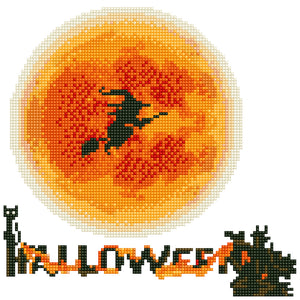 Halloween-Diamant Autocollant