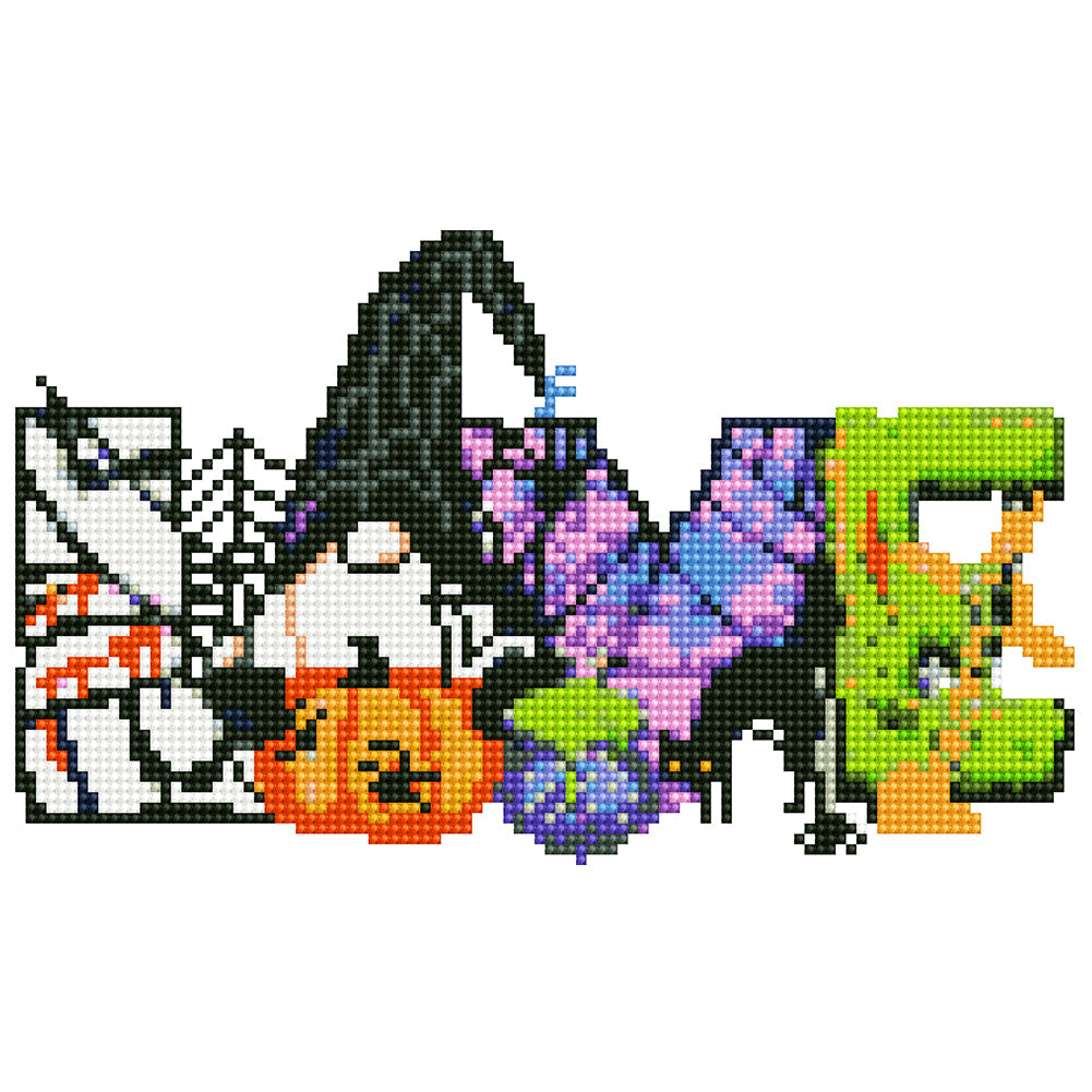 Halloween Gnome-Diamant Sticker
