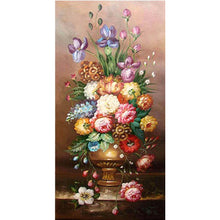 Charger l&#39;image dans la galerie, Fleur - peinture complète de diamant - 85x45cm
