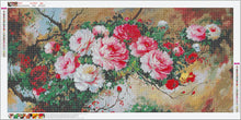 Charger l&#39;image dans la galerie, Fleur - peinture complète de diamant - 100x55cm
