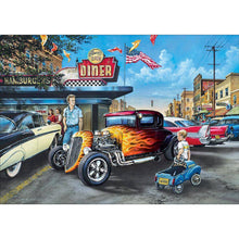 Charger l&#39;image dans la galerie, Voiture d’époque - diamant rond complet - 40x30cm

