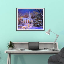 Charger l&#39;image dans la galerie, Maison d’éclairage - diamant rond complet - 40x30cm
