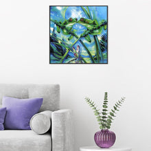 Charger l&#39;image dans la galerie, Grenouille animale - diamant rond complet - 30x30cm
