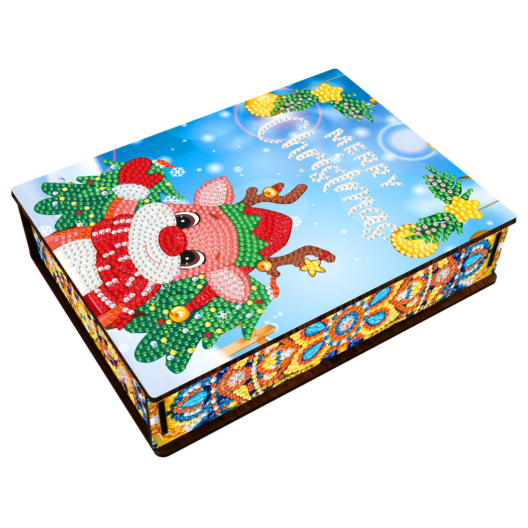 Boîte-cadeau de Boîte de Collection de peinture de Diamant pour des vacances de Noël