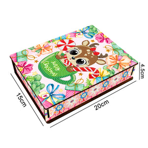 Boîte-cadeau de Boîte de Collection de peinture de Diamant pour des vacances de Noël