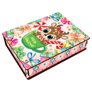 Boîte-cadeau de Boîte de Collection de peinture de Diamant pour des vacances de Noël