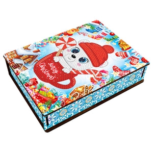 Boîte-cadeau de Boîte de Collection de peinture de Diamant pour des vacances de Noël