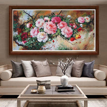 Charger l&#39;image dans la galerie, Fleur - peinture complète de diamant - 100x55cm
