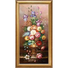 Charger l&#39;image dans la galerie, Fleur - peinture complète de diamant - 85x45cm
