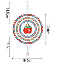 Charger l&#39;image dans la galerie, Carillon à vent en diamant suspendu pour fenêtre de Noël/coeur

