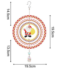 Charger l&#39;image dans la galerie, Carillon à vent en diamant suspendu pour fenêtre de Noël/coeur
