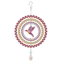 Charger l&#39;image dans la galerie, Carillon à vent en diamant suspendu pour fenêtre de Noël/coeur
