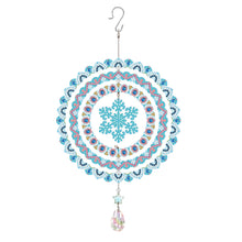 Charger l&#39;image dans la galerie, Carillon à vent en diamant suspendu pour fenêtre de Noël/coeur
