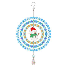 Charger l&#39;image dans la galerie, Carillon à vent en diamant suspendu pour fenêtre de Noël/coeur
