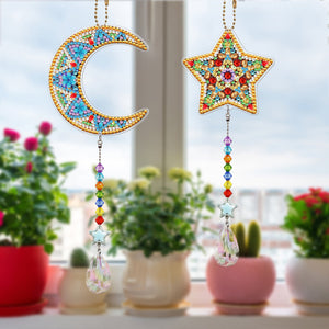 DIY 5D Diamond Double fenêtre latérale suspendue