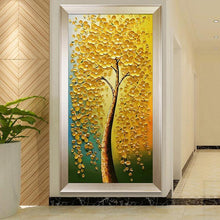 Charger l&#39;image dans la galerie, Arbre de fleur d’or - peinture complète de diamant - 85x45cm
