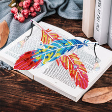 Charger l&#39;image dans la galerie, marque-page en Forme de Plume de Peinture au Diamant 6pcs

