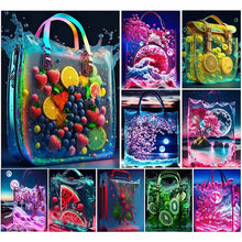 Charger l&#39;image dans la galerie, Flower In Bag-FULL Round Diamond Painting-30x40cm
