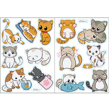 Charger l&#39;image dans la galerie, 2pcs dessin animé bricolage diamant dessin autocollant
